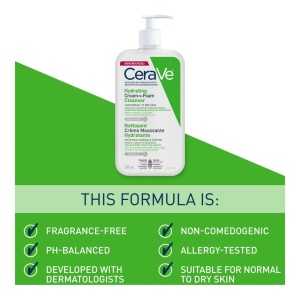 Cerave - Hydrating Cream to Foam Cleanser
