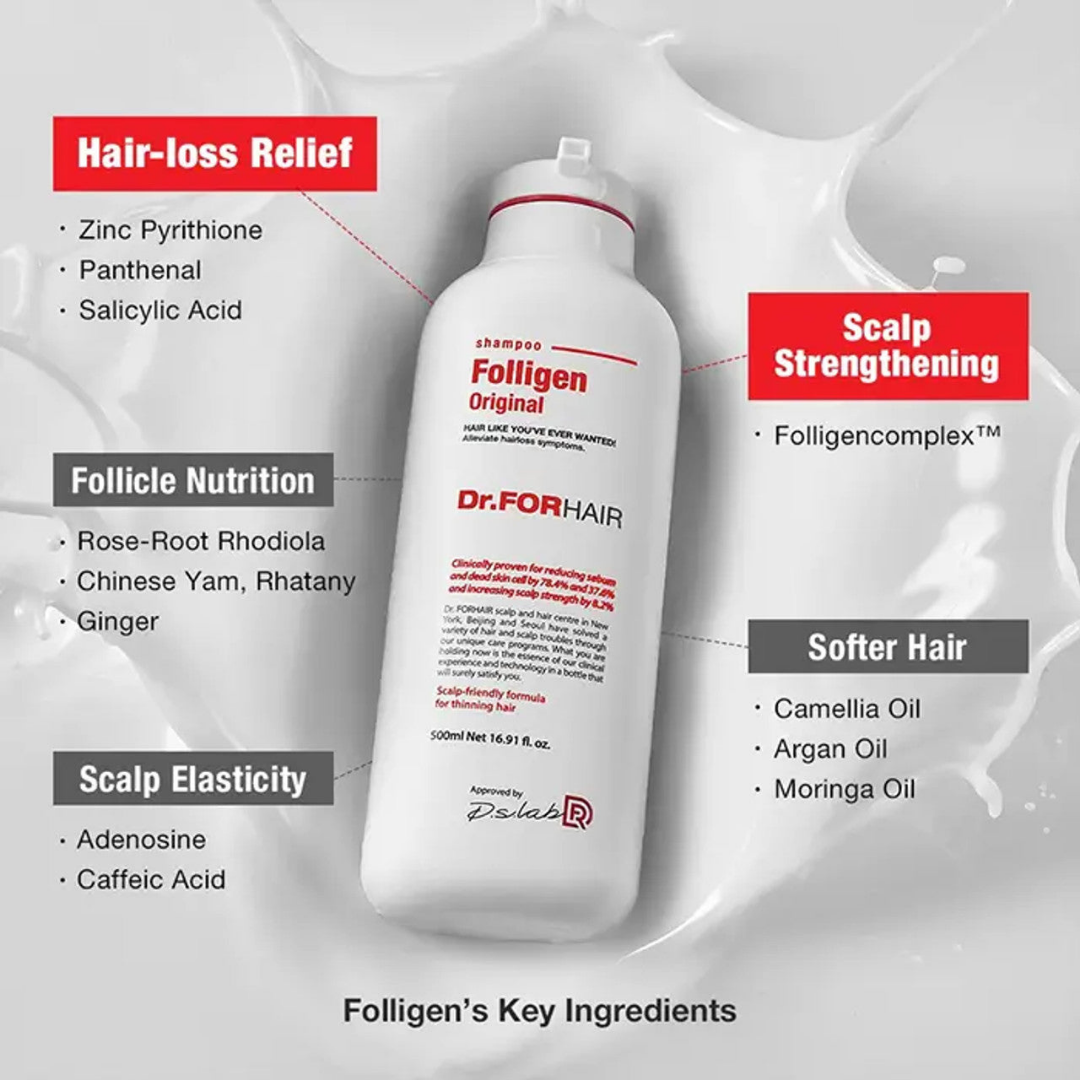 Dr. For Hair - Folligen Original Hair Loss Shampoo Dr. FOR HAIR Folligen Original Hair Loss Shampoo